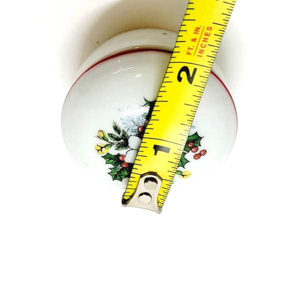 Reutter Porzellan W-Germany Floral White Round Jewelry Trinket Box with Lid - Picture 7 of 8